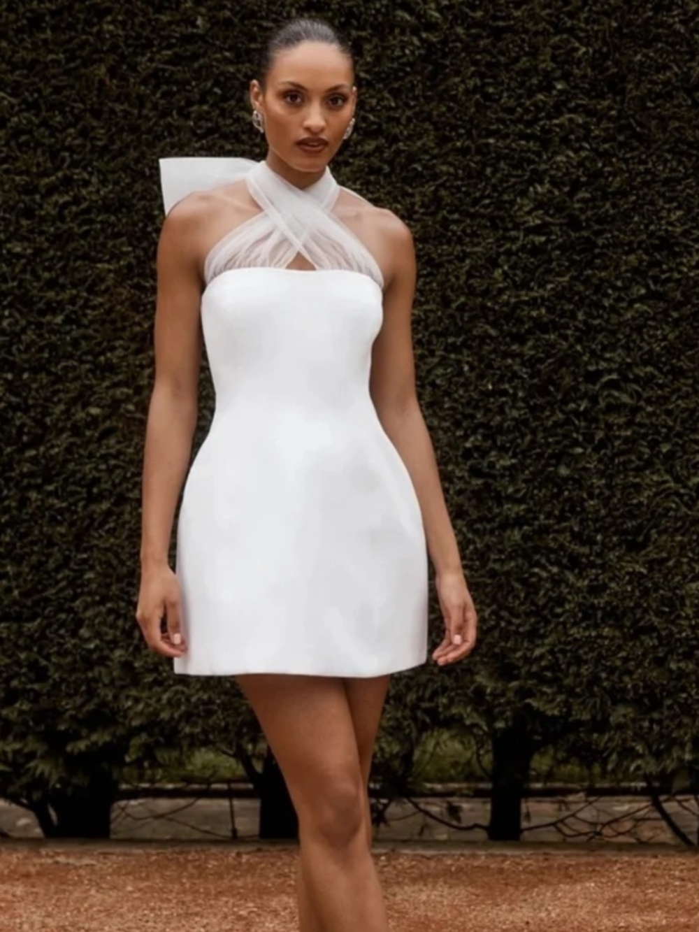 Elegant Meshki Maryam Tulle Bow Dress